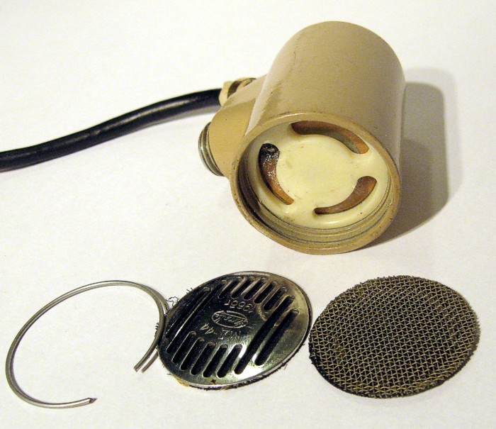 Mikrofon ОКТАВА МД-44 - rozebraný