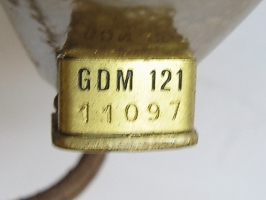 Mikrofon GRUNDIG GDM 121 - typový štítek