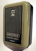 Mikrofon GRUNDIG GDM 15 - originální plechová krabička