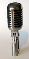 Mikrofon SHURE 55SH UNIDYNE - zadní pohled
