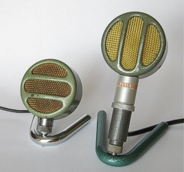 Mikrofony TESLA AMK 102. Dv varianty orientace mek